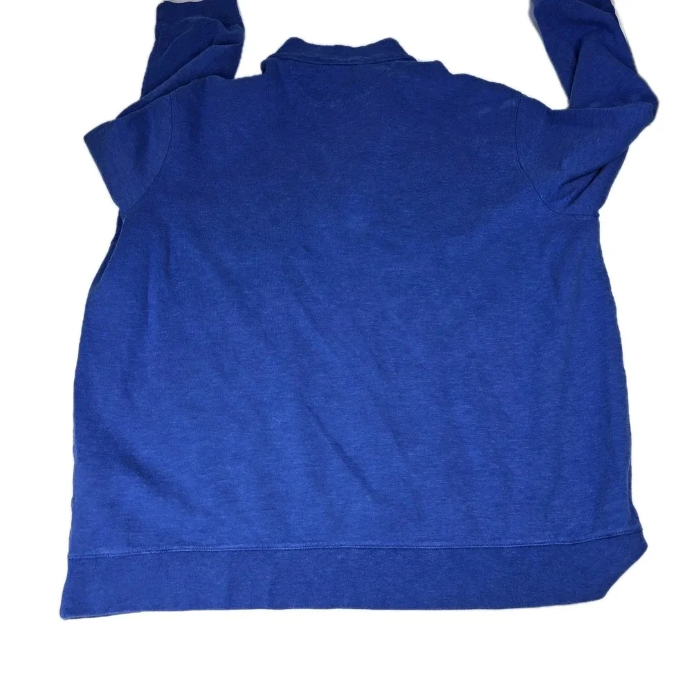 Polo Ralph Lauren Performance 1/4 Zip‎ Pullover Blue Size Mens XXL Golf Cotton